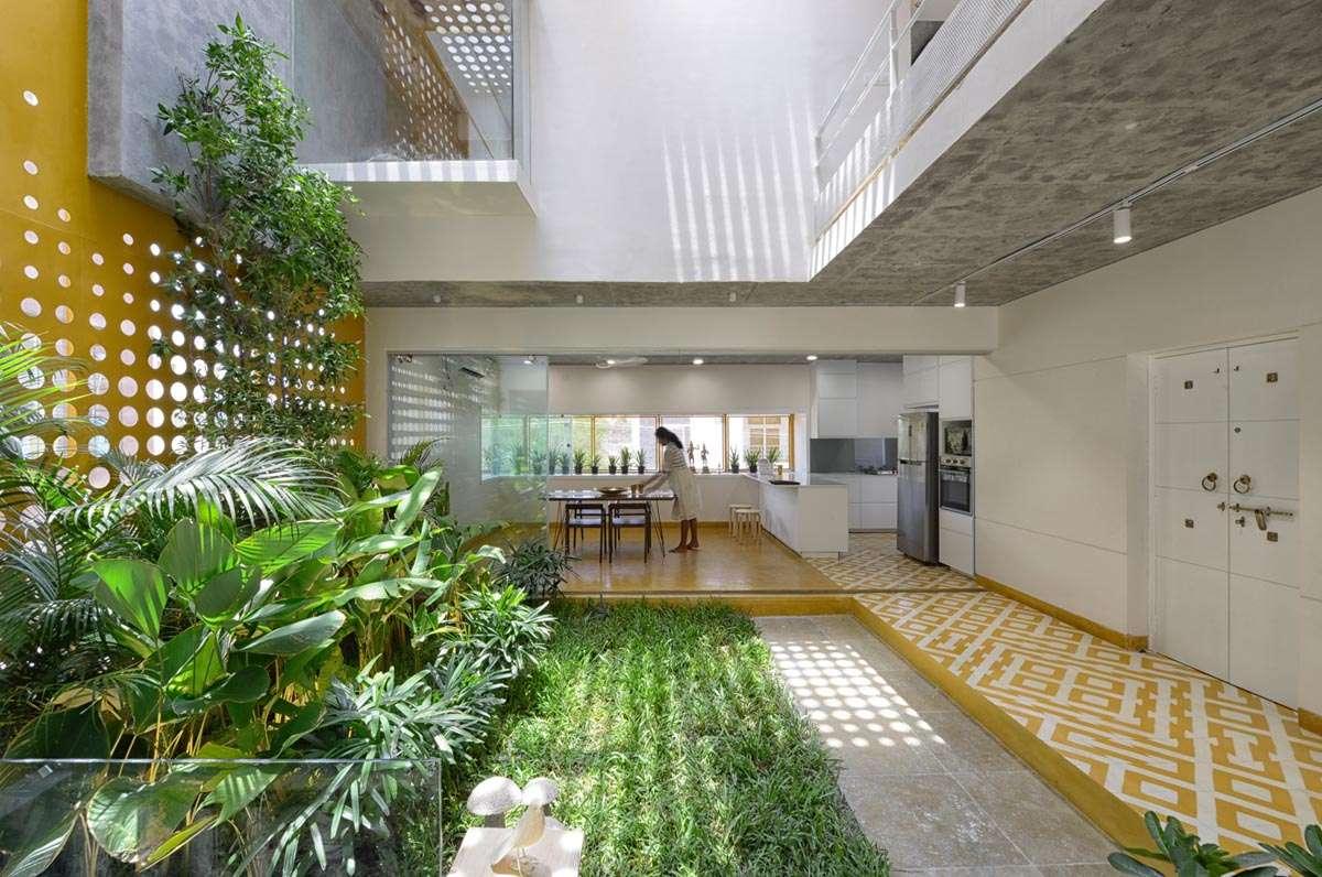 خانه باغی زیبا با طراحی منحصر بفرد